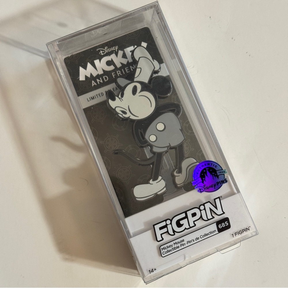 NEW! Steamboat Willie FigPin- Mickey Mouse
